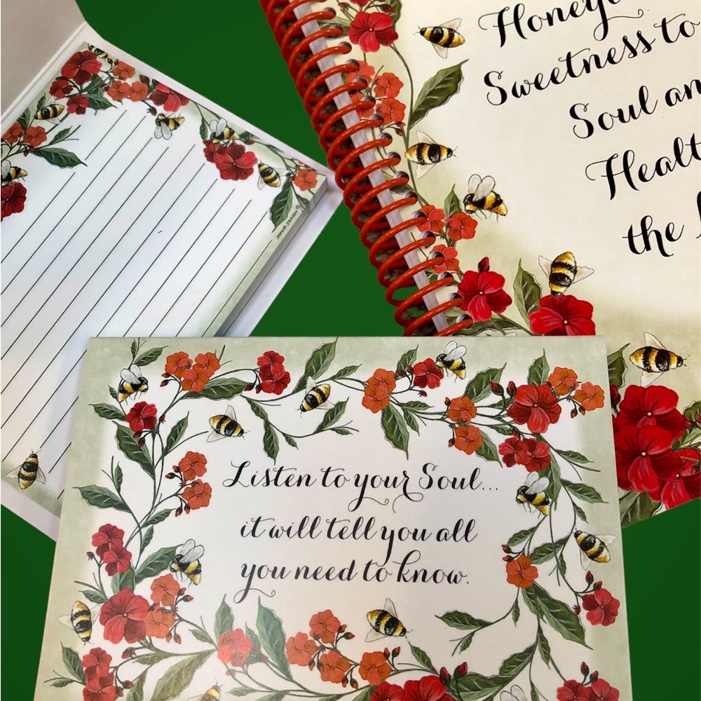 COPY - New Flowers and Bees journal and notebook